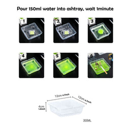 Disposable Ashtray with Sand Deodorizer – Odor-Control Smoking Accessory