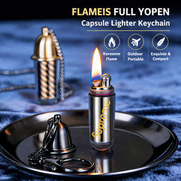 Mini Capsule Necklace Lighter – Kerosene EDC (Portable)