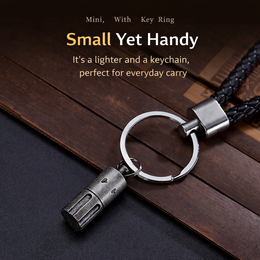 Vintage Mini Lighter Keychain – Kerosene Flint EDC
