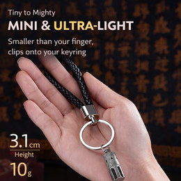 Vintage Mini Lighter Keychain – Kerosene Flint EDC
