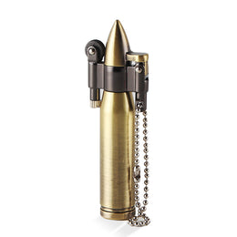 Windproof Lighter – Kerosene Metal w/ Chain