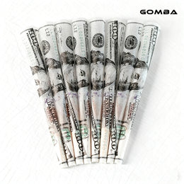 Gomba $100 Dollar Bill Pre Rolled Cones 50 Pcs/Jar