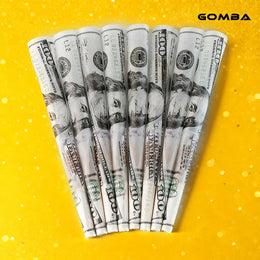 Gomba $100 Dollar Bill Pre Rolled Cones 50 Pcs/Jar