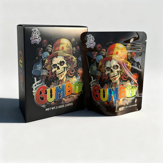 Gomba 3.5 G Packaging Box Mylar Bag For Tobacco
