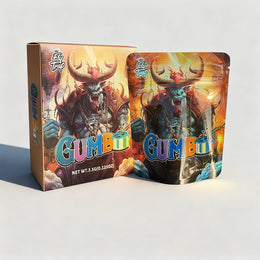 Gomba 3.5g Plastic Mylar Bags With Boxe