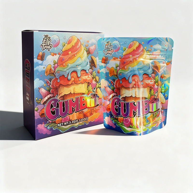Gomba Mylar Bag With Box