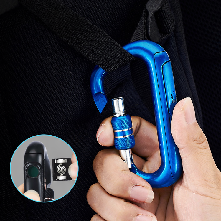 Carabiner USB Windproof Lighter – Rechargeable Electric Coil Igniter