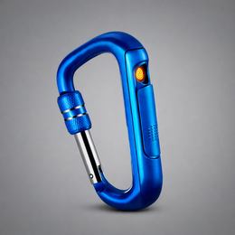 Carabiner USB Windproof Lighter – Rechargeable Electric Coil Igniter