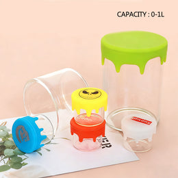 Gomba Silicone Glass Wax Container