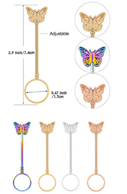 2.95inch Butterfly Blunt Joint Ring Holder