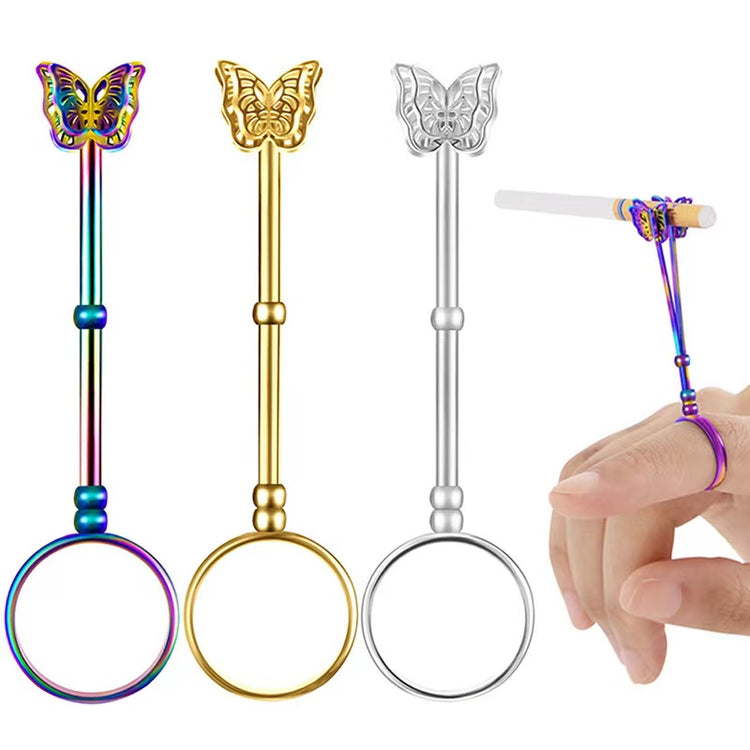 2.95inch Butterfly Blunt Joint Ring Holder