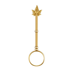 2.95inch Cannabis leaf Blunt Joint Ring Holder