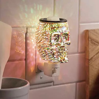Skull Wax Warmer – Halloween Aromatherapy Decor