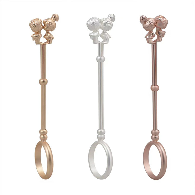 2.95inch Couple Love Blunt Joint Ring Holder
