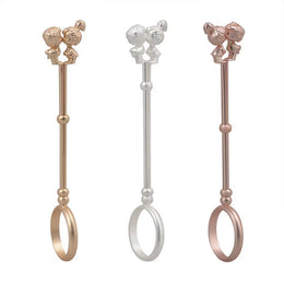 2.95inch Couple Love Blunt Joint Ring Holder
