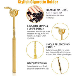 Extendable Snake Blunt Joint Ring Holder