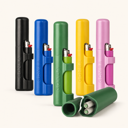 GOMBA 2-in-1 Lighter Holder & Pre-Roll Case