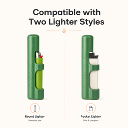 GOMBA 2-in-1 Lighter Holder & Pre-Roll Case