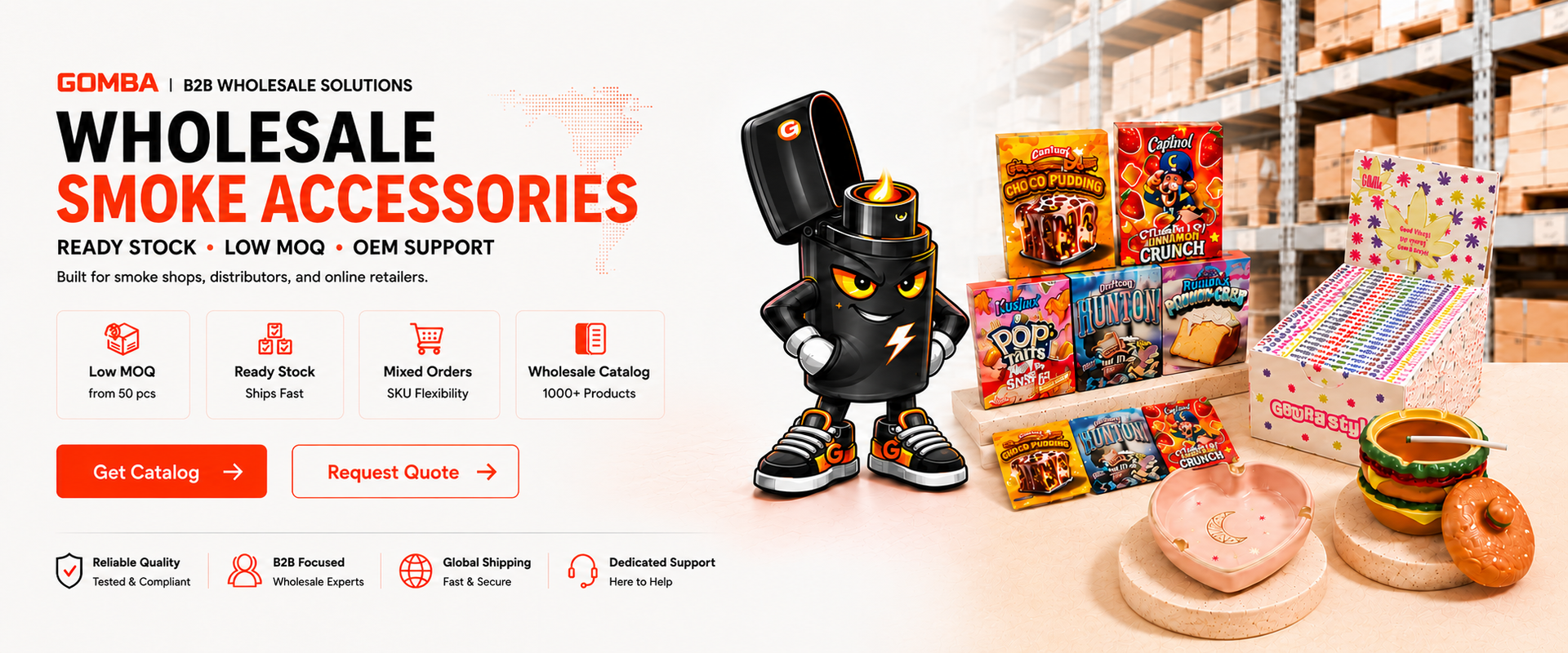GOMBA wholesale smoke accessories supplier