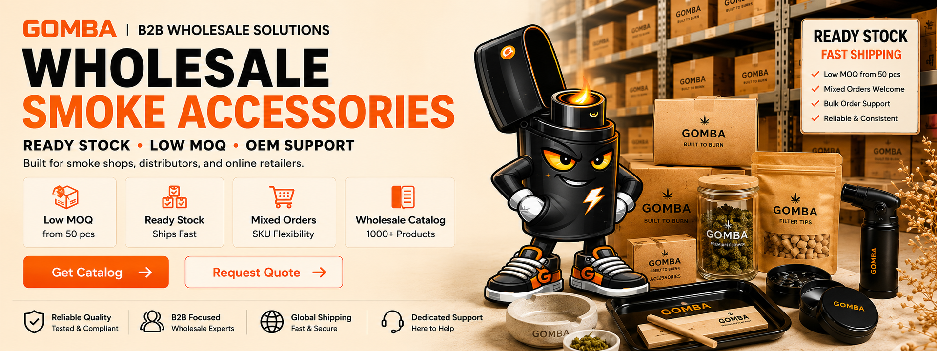 GOMBA wholesale smoke accessories supplier