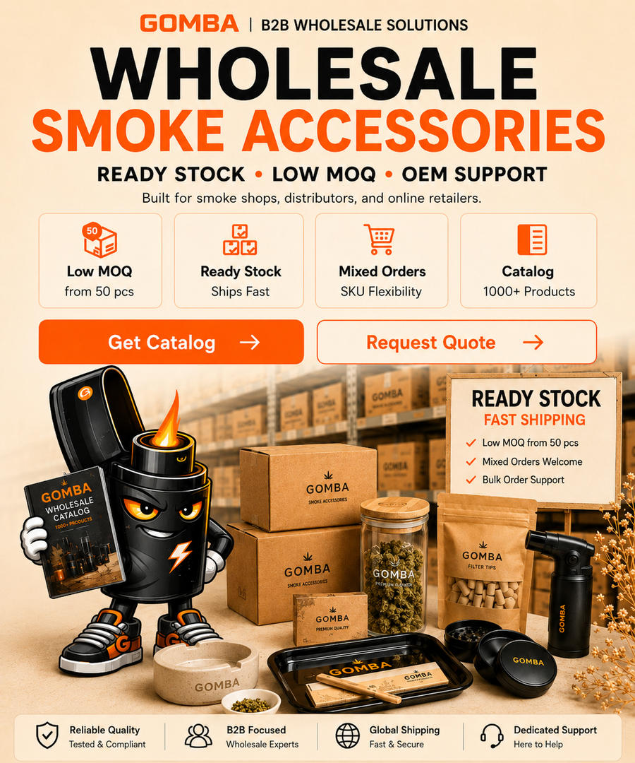 GOMBA wholesale smoke accessories supplier