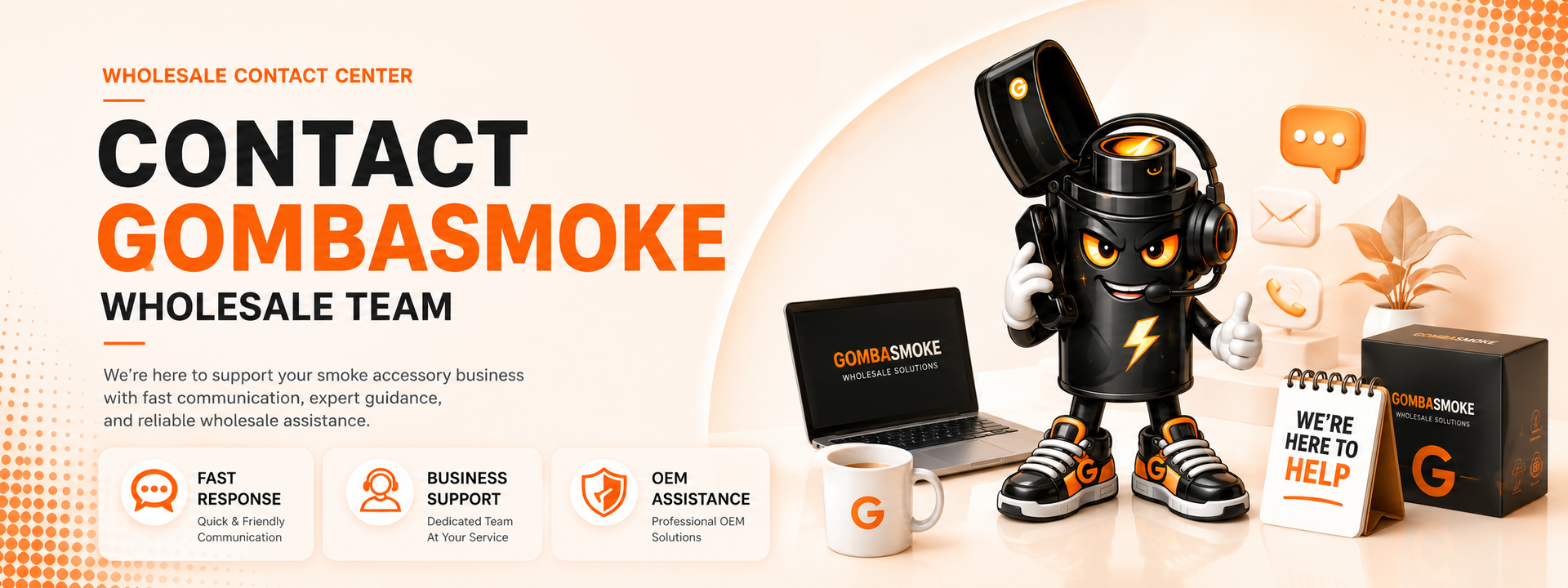 GOMBA wholesale smoke accessories supplier