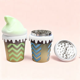 Cute Ice Cream Shaped Herb Grinder