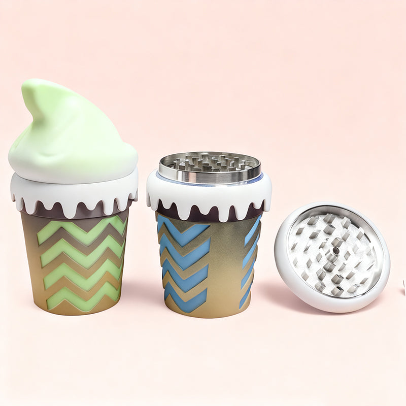 Cute Ice Cream Shaped Herb Grinder