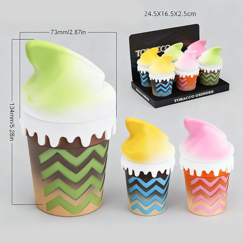 Cute Ice Cream Shaped Herb Grinder