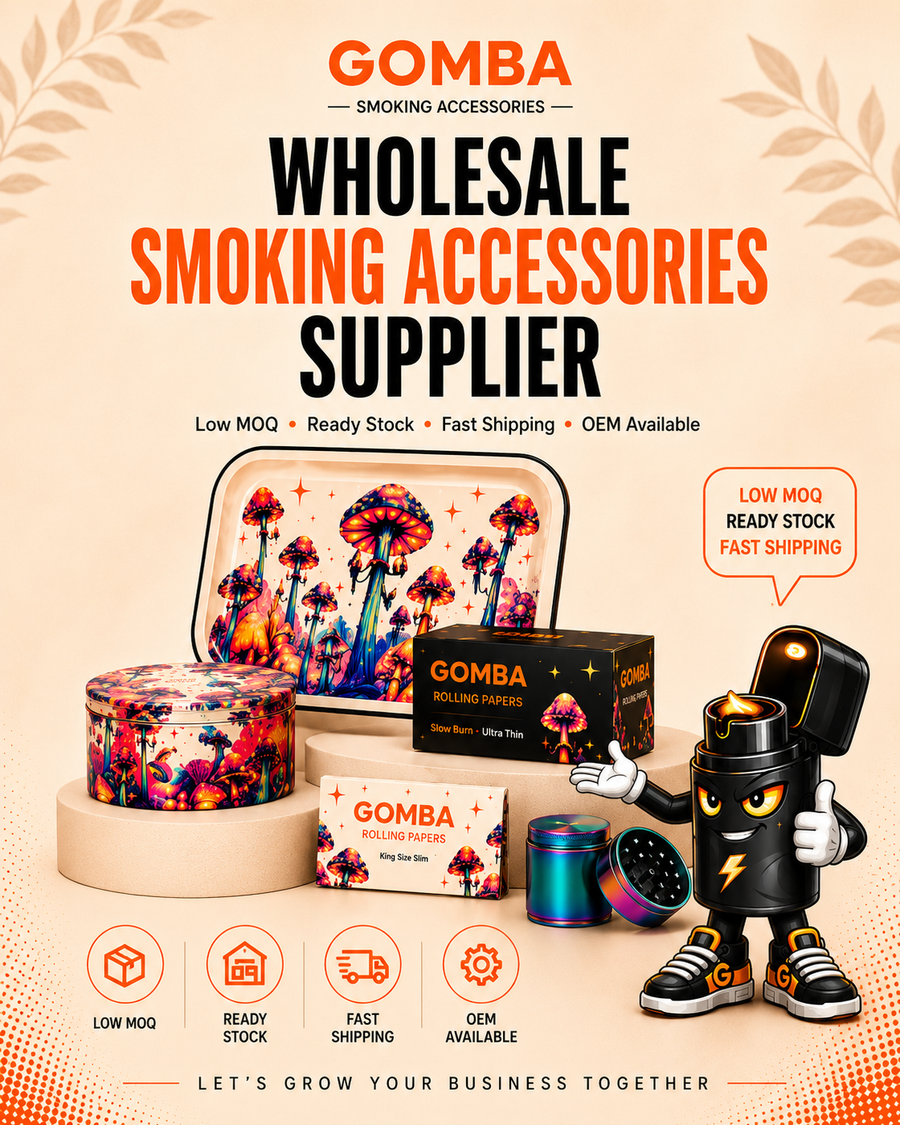 Gombasmoke wholesale smoke accessories banner