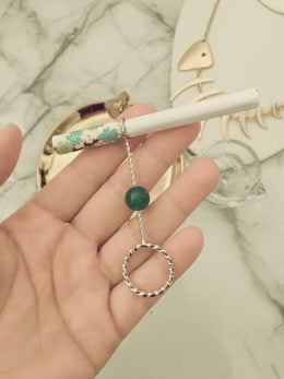 2.95inch Pearl Blunt Joint Ring Holder