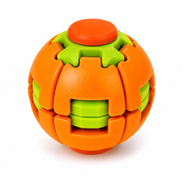 Press-to-Spin Decompression Ball Fidget Toy