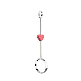 2.95inch Red Heart Love Joint Ring Holder