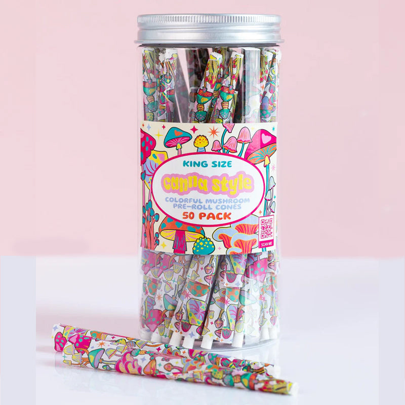Gomba Pink Pre Rolled Cones 50 Pcs/Jar