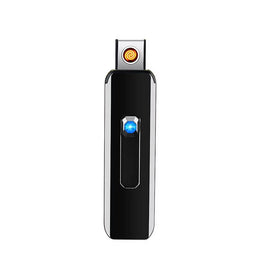 Electric USB Lighter – Rechargeable, Flameless & Windproof