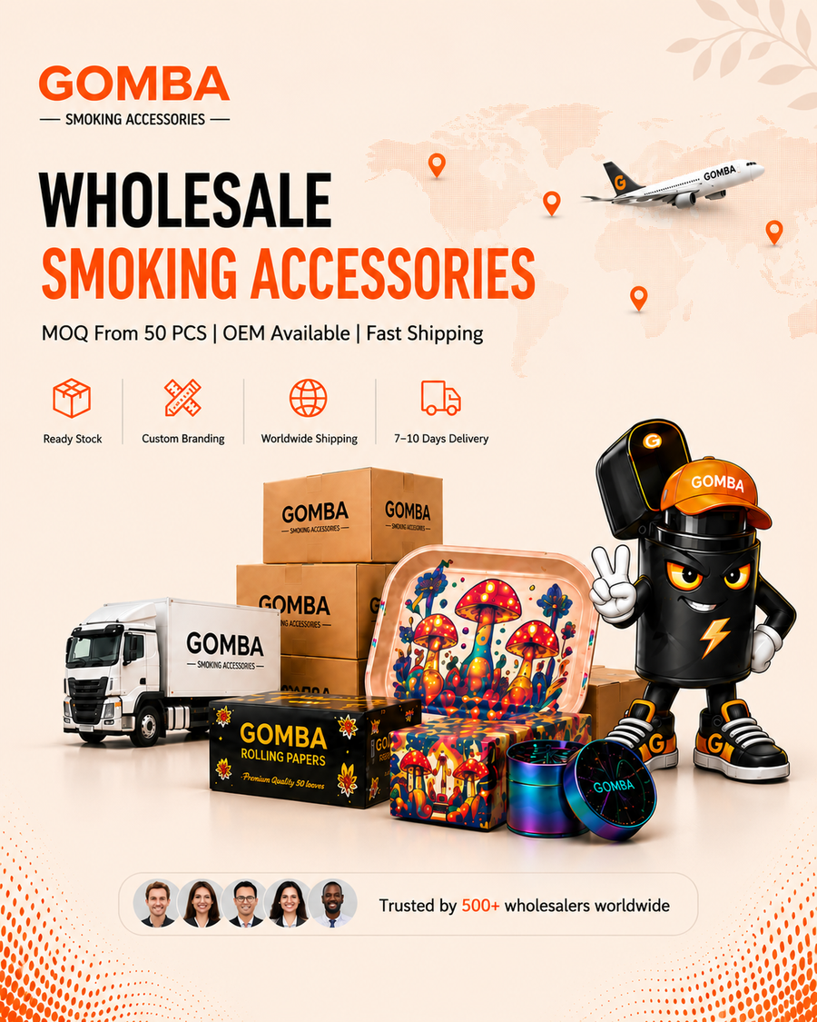 Gombasmoke wholesale smoke accessories banner